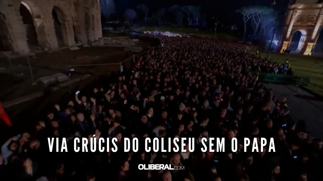 Via Crúcis no Coliseu ocorre sem a participação do Papa Francisco
