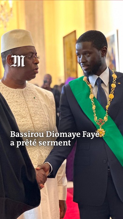 Bassirou Diomaye Faye devient le plus jeune président du Sénégal