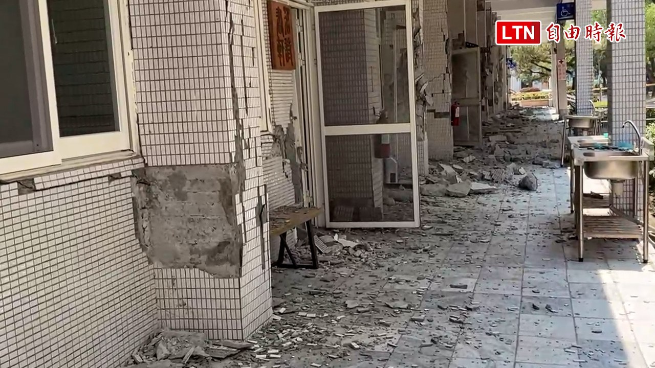 花蓮女中45年校舍震毀 陳建仁：全力協助盡早重建