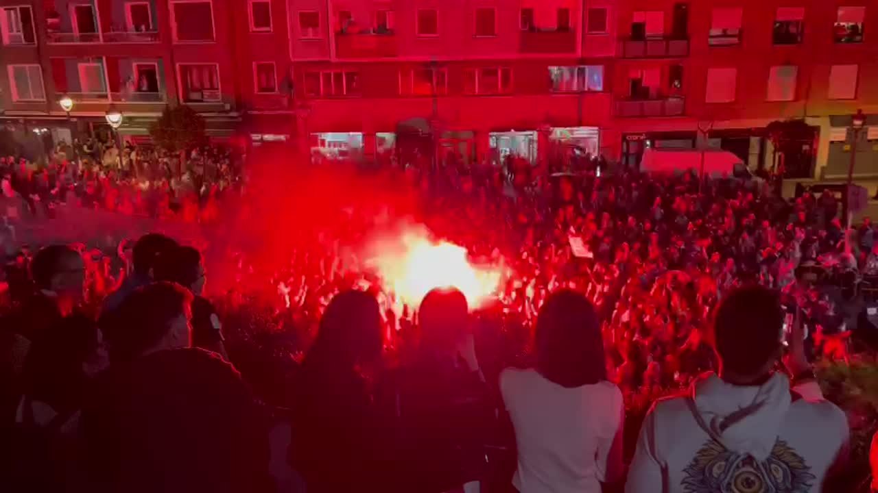 Locura en Portugalete con el gol de Sancet