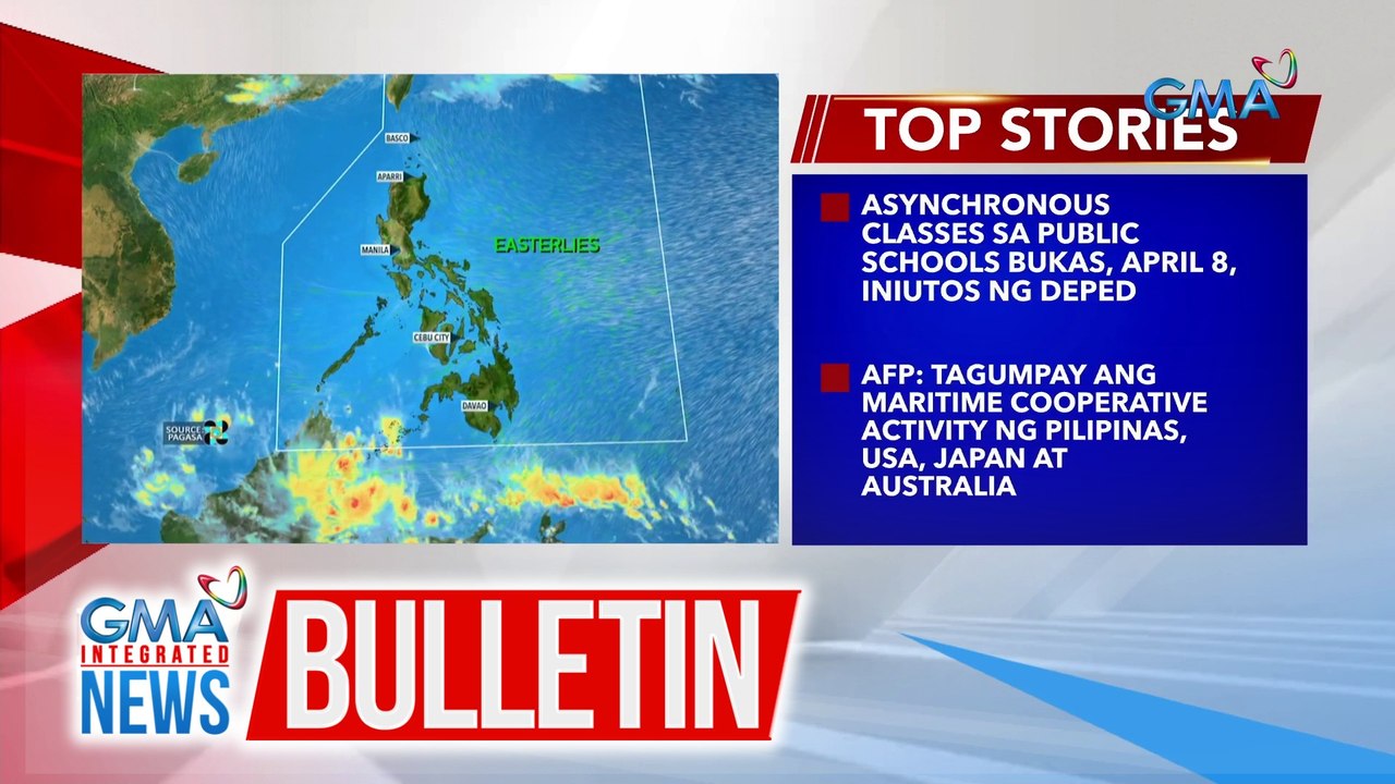 Umiiral pa rin ang easterlies sa buong bansa | GMA Integrated News Bulletin