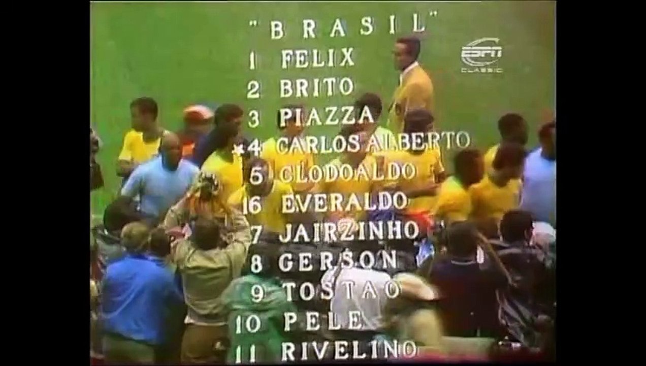 Brazil v Italy World Cup Final 21-06-1970