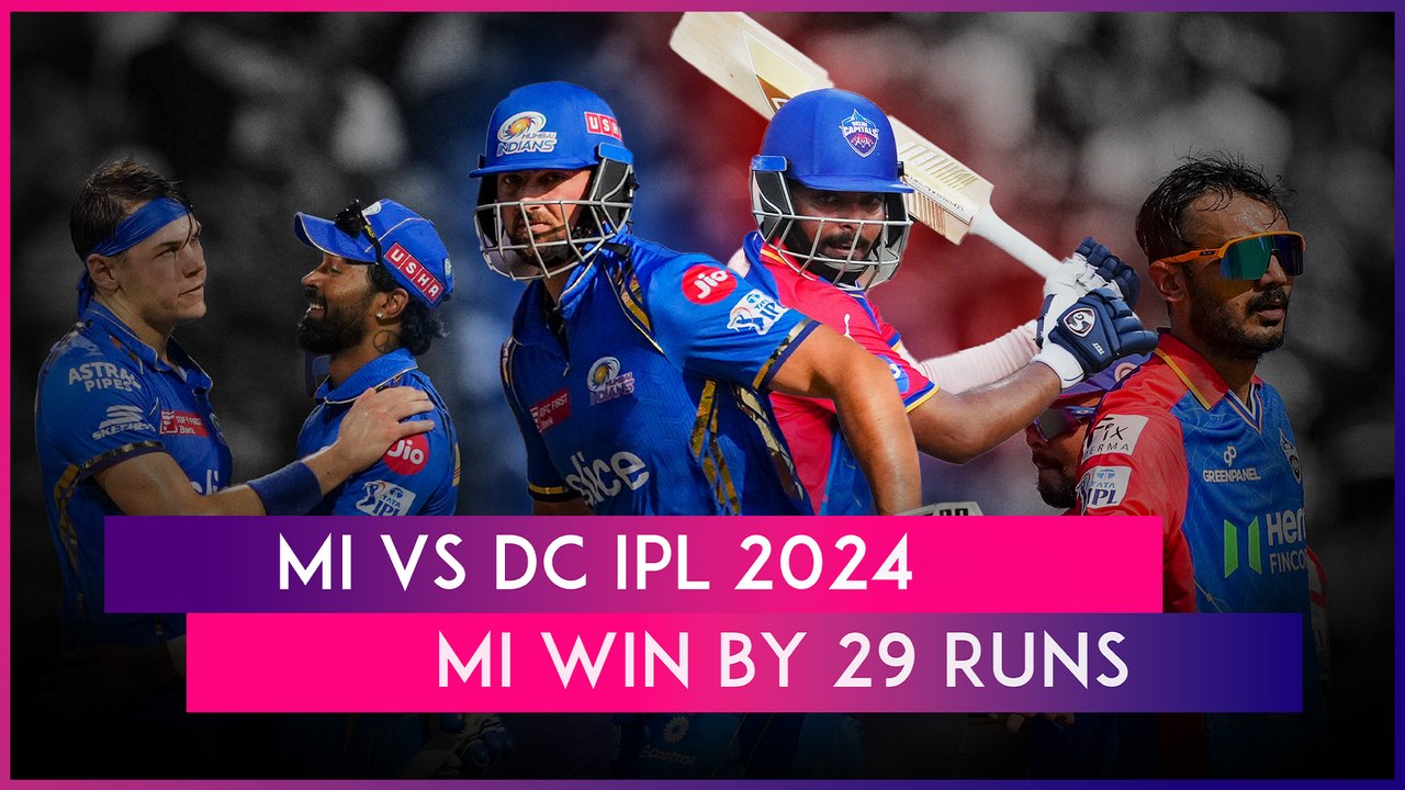 MI vs DC IPL 2024 Stat Highlights: Romario Shepherd Stars In Mumbai Indians' First Victory