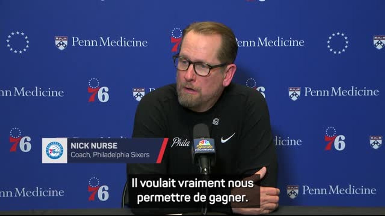 76ers - Nurse : "Maxey a fait la différence face aux Spurs"