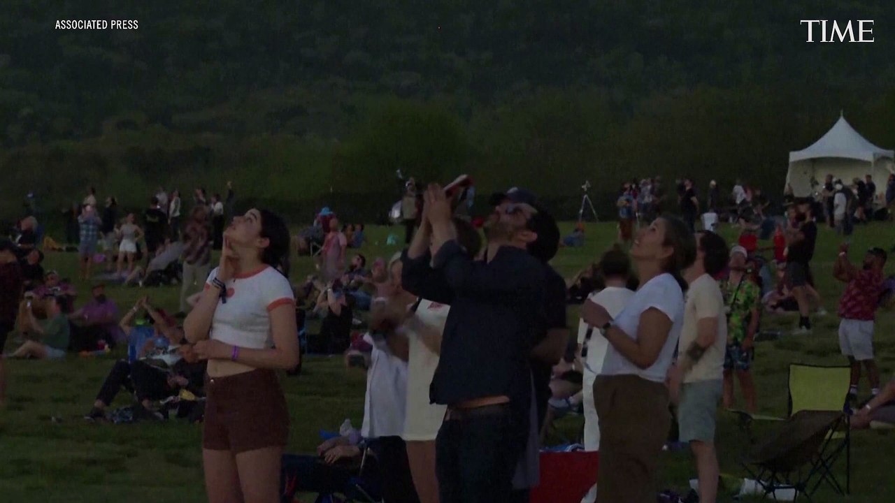 Watch: 2024 Total Solar Eclipse Totality in Arkansas