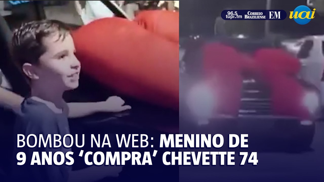 Menino de 9 anos ‘compra’ Chevette 74
