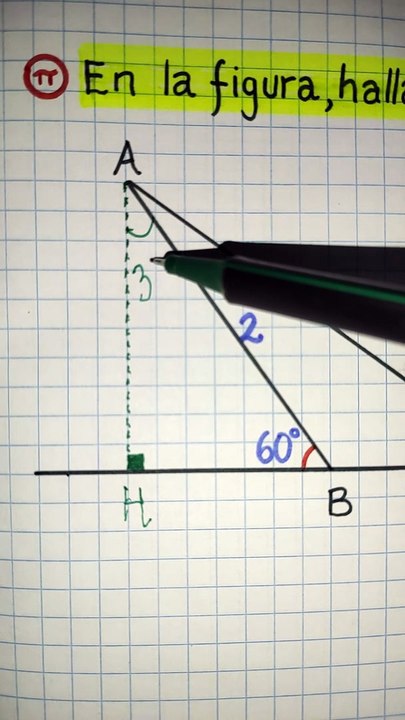 Trigonometría : Tangente de un ángulo/Ejercicio 1