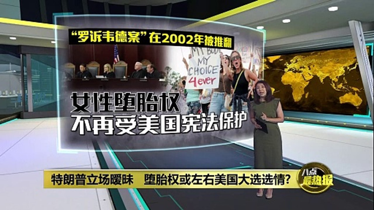美国亚利桑那州重新落实堕胎法   特朗普被指立场暧昧