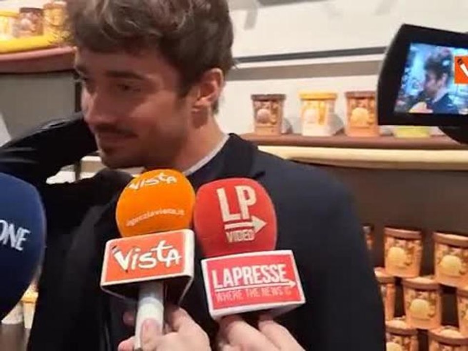 Leclerc lancia la linea di gelati "Lec": "Da piccolo guardavo la F1 con un gelato al fianco"