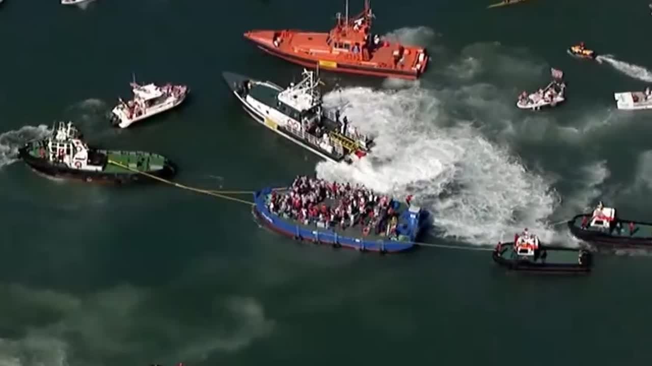 El fiestón del Athletic para la historia: de ‘La Gabarra’ al desfase en el Ayuntamiento