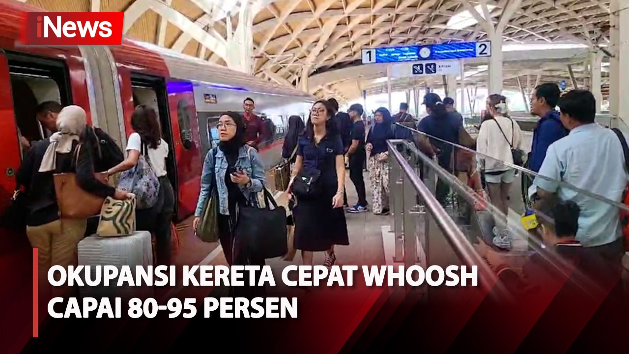 Momen Libur Idul Fitri, Tingkat Okupansi Kereta Cepat Whoosh Capai 80-95 Persen