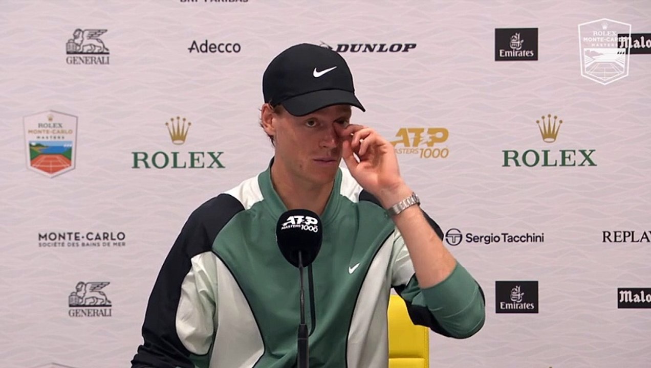 Tennis - Monte-Carlo 2024 - Jannik Sinner : "I never really followed tennis before I turned pro"