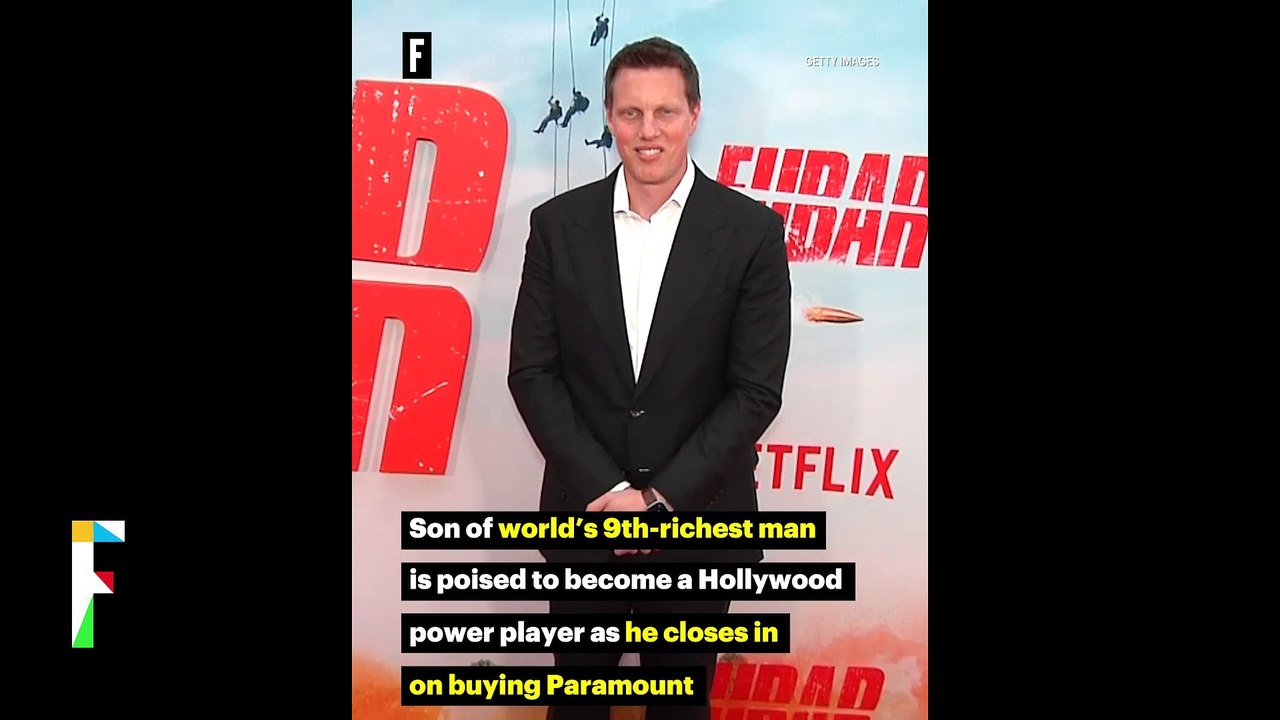 Son of world’s 9th-richest man is poised to become a Hollywood power player as he closes in on buying Paramount