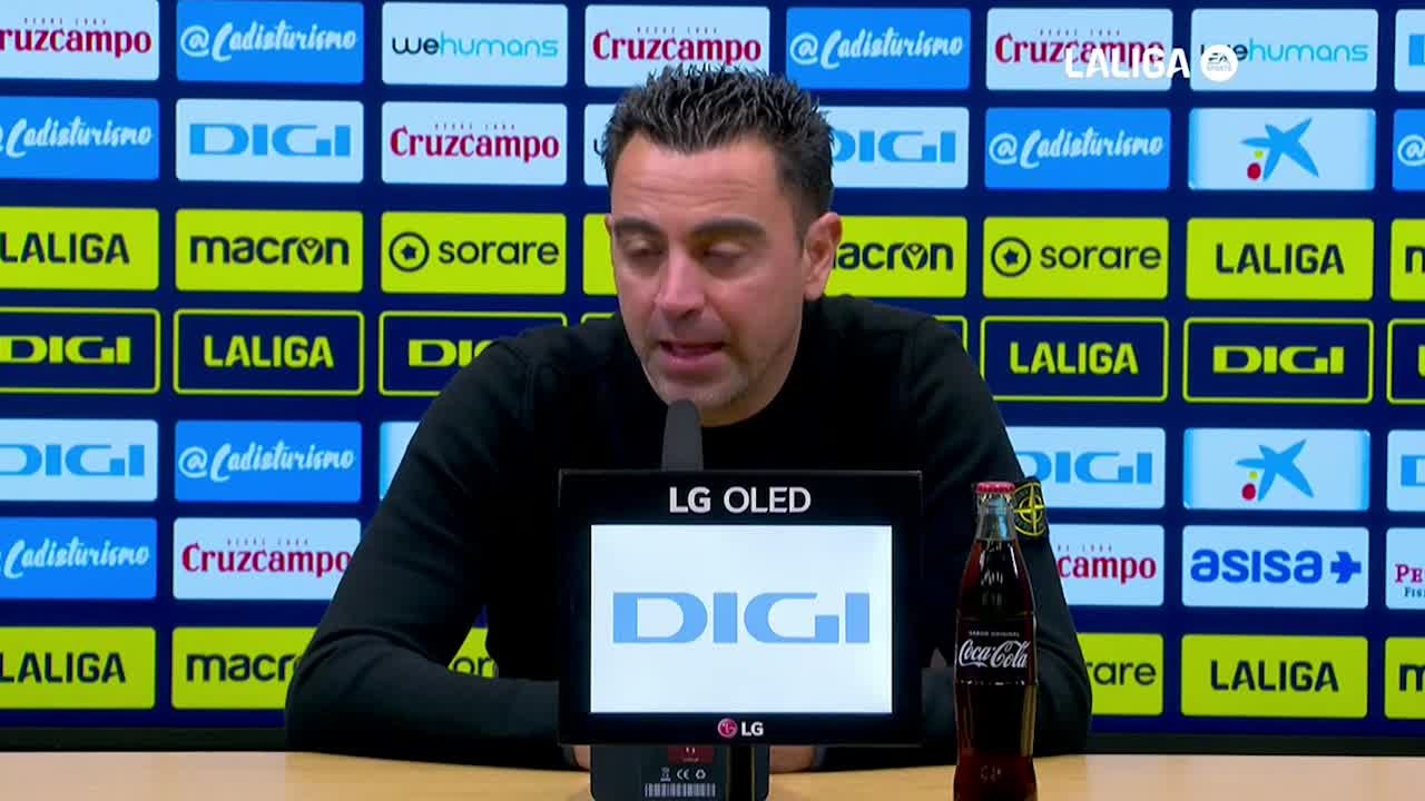 Xavi sobre la importancia de Cubarsi
