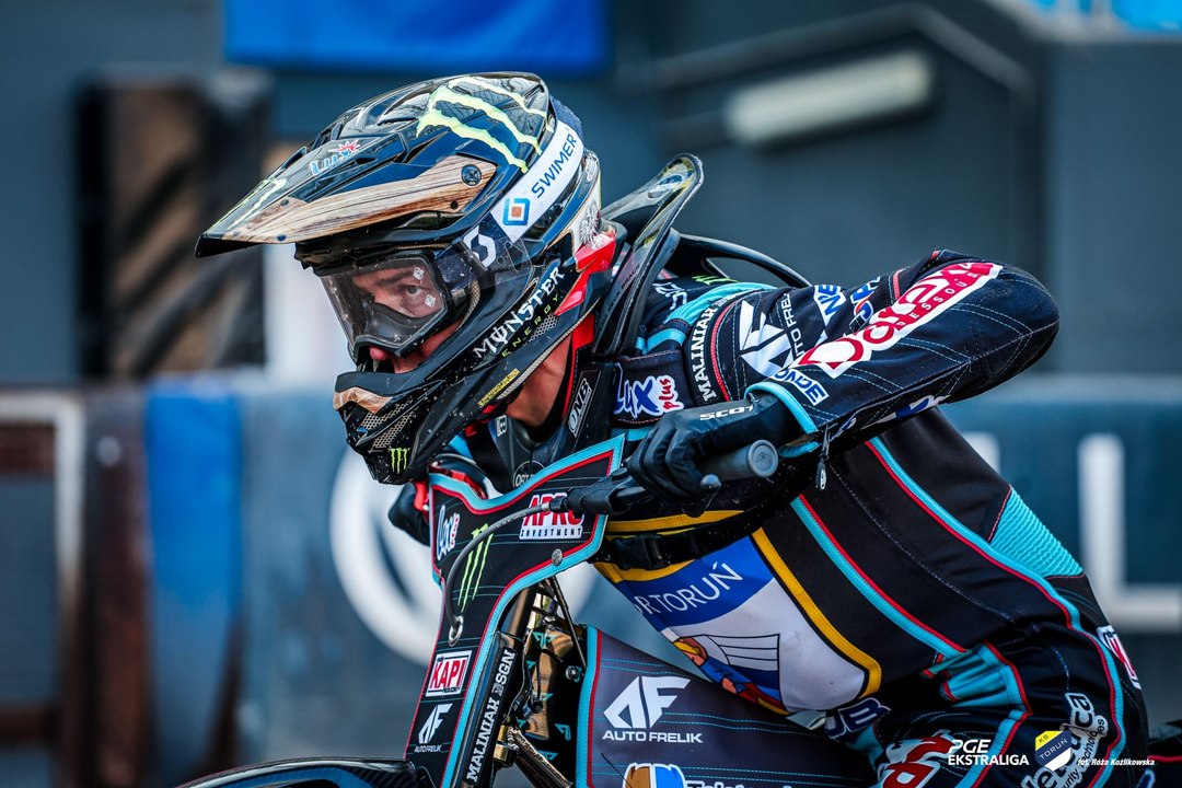 Paweł Przedpełski (Apator Toruń) przed startem PGE Ekstraligi