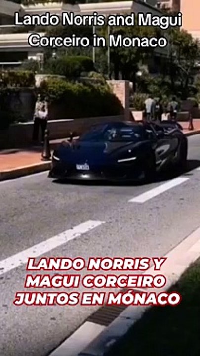 Pillados Lando Norris y Magui Corceiro