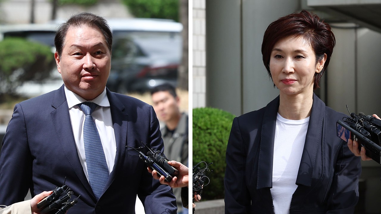 최태원·노소영, 이혼소송 2심 나란히 출석..."잘 하고 나오겠다" / YTN