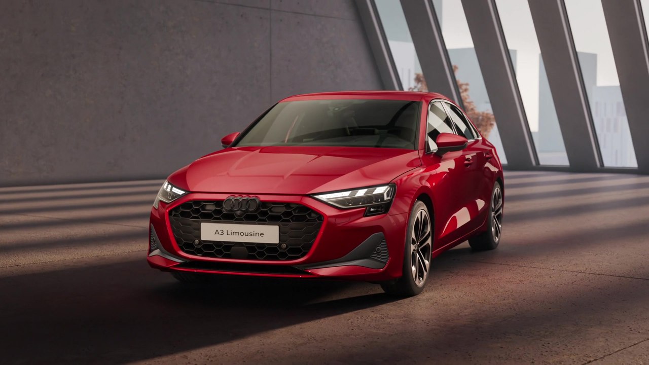 Audi A3 Sedan – Exterior, advanced line – Animation