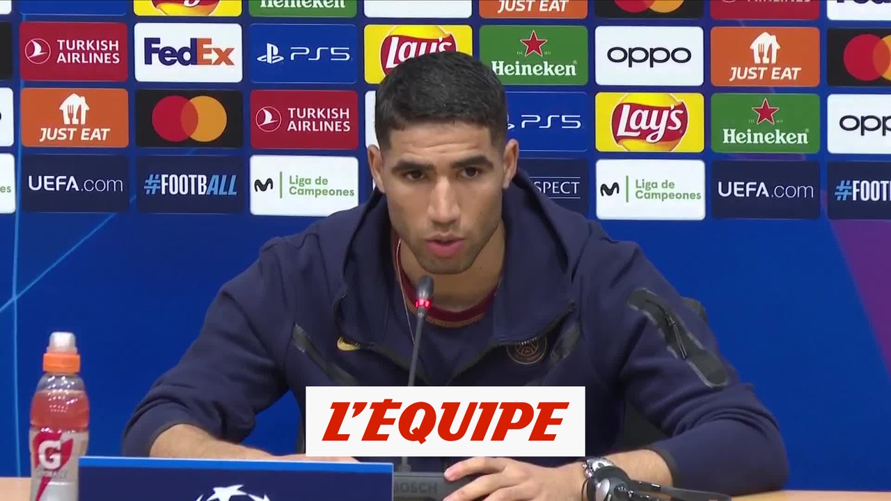 Hakimi : « Beaucoup d'envie » - FOOT - C1 - PSG