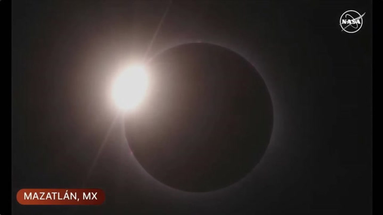 Totality Views Of Solar Eclipse From Mexico