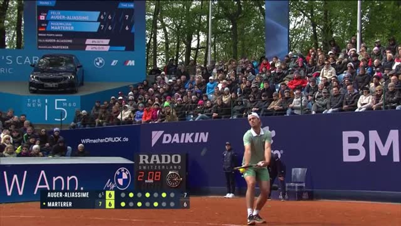 Munich - Auger-Aliassime en marathonien