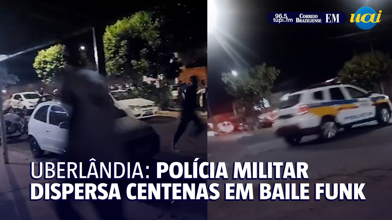 PM dispersa baile funk em Uberlândia