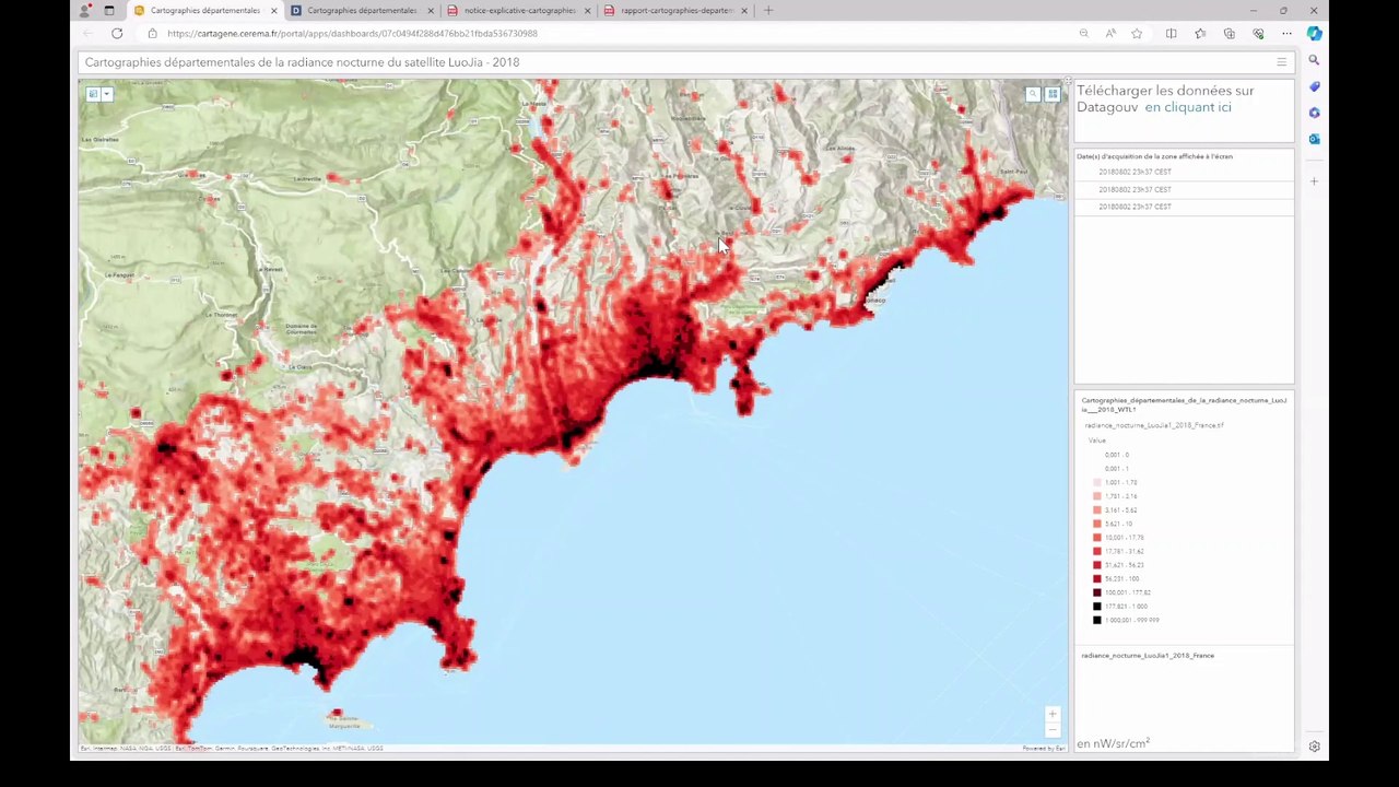Webinaire éclairage nocturne et observation satellitaire