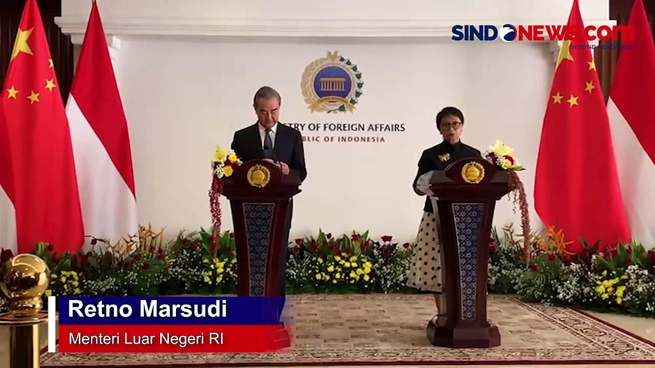 Menlu Retno Marsudi Bertemu Menlu China Wang Yi, Bahas Ekonomi Hingga Palestina