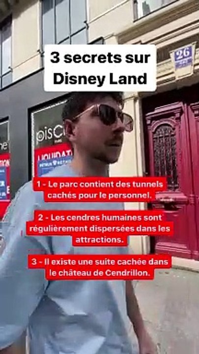 3 Secrets Choquants sur Disney Land... (Exclusivité Dailymotion)