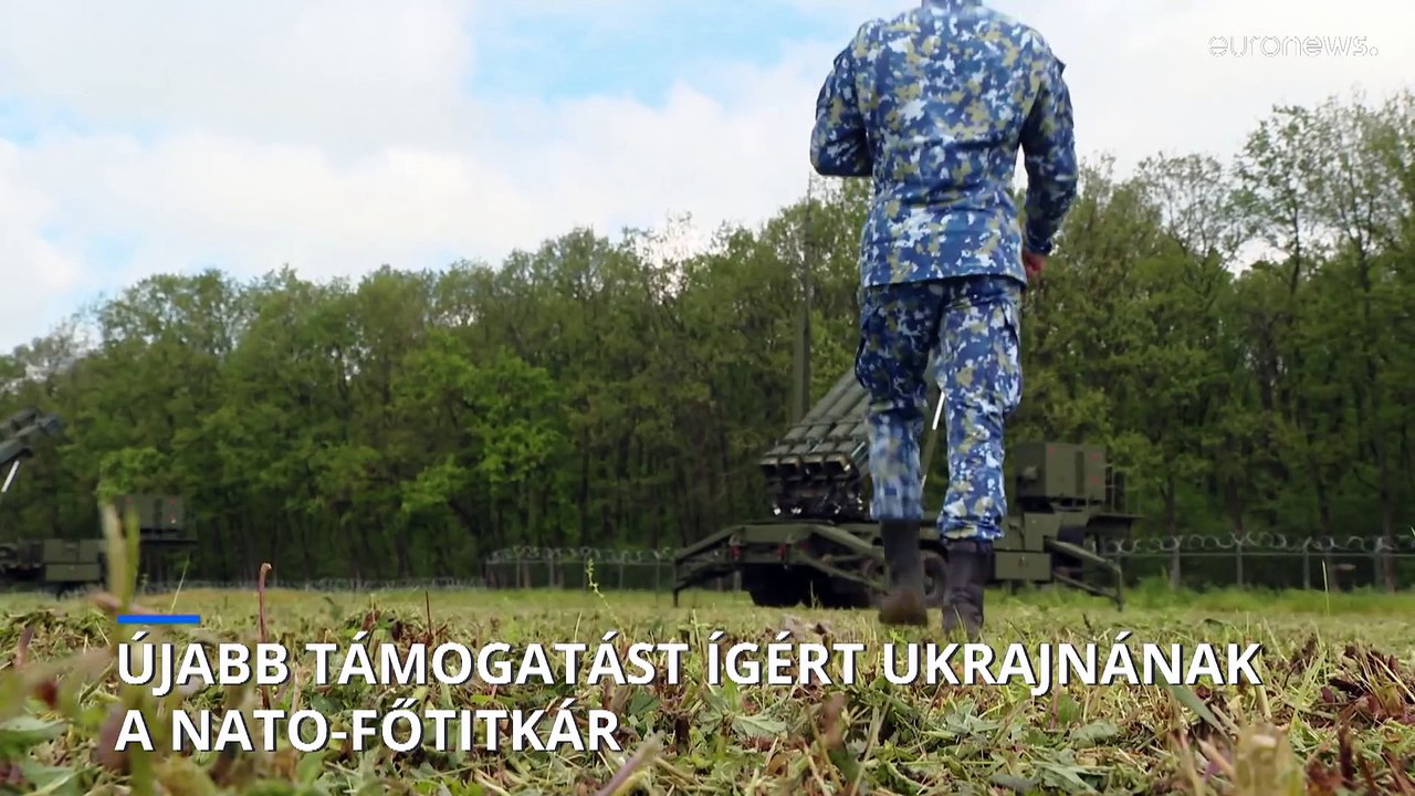 Újabb bejelentéseket ígért Ukrajna légvédelmi képességeiről a NATO-főtitkár
