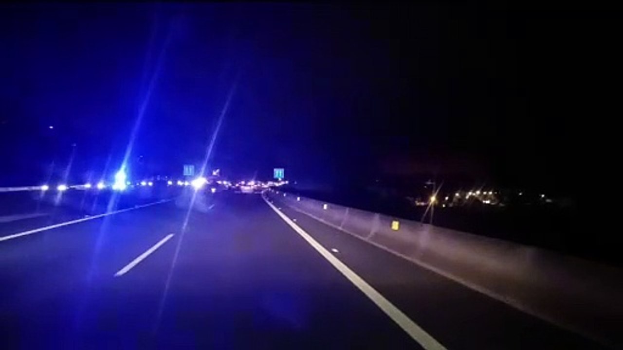 Colisión múltiple en la autopista TF-5