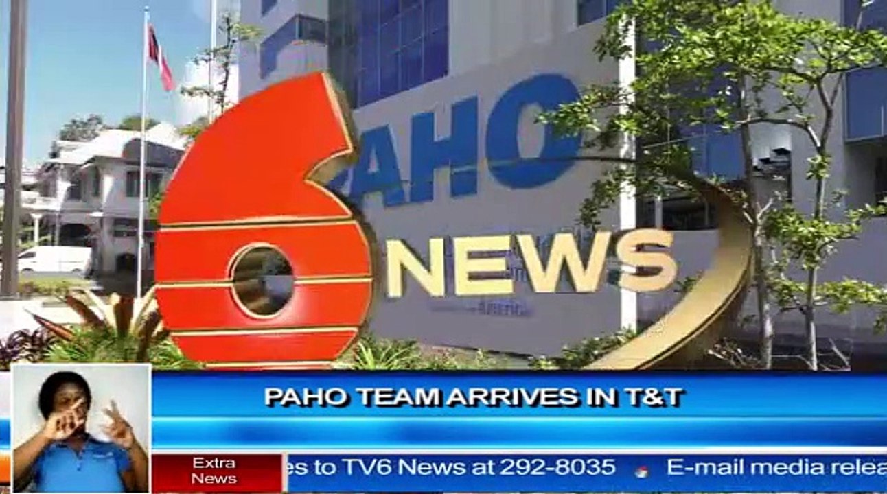 PAHO TEAM ARRIVES IN T&T