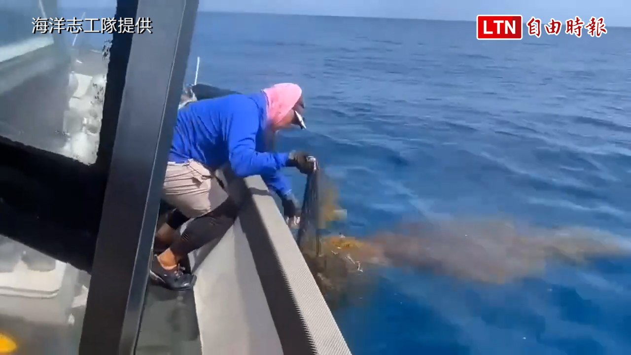 廢棄漁網成為海底死亡長城 志工見證海洋生物遭纏死 (海洋志工隊提供)