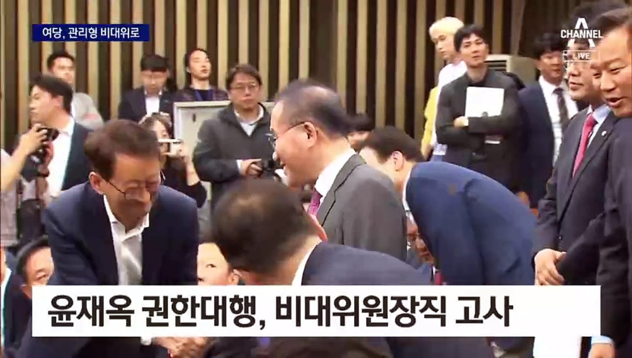 與, 관리형 비대위로…윤재옥이 위원장 지명