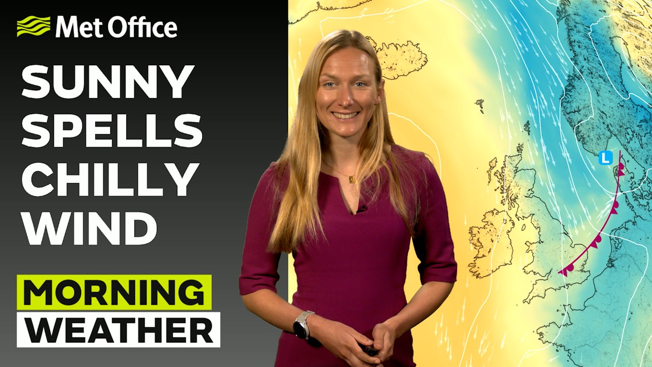 Met Office Morning weather Forecast 23/04/24 – Rain and cloud slowly clearing south