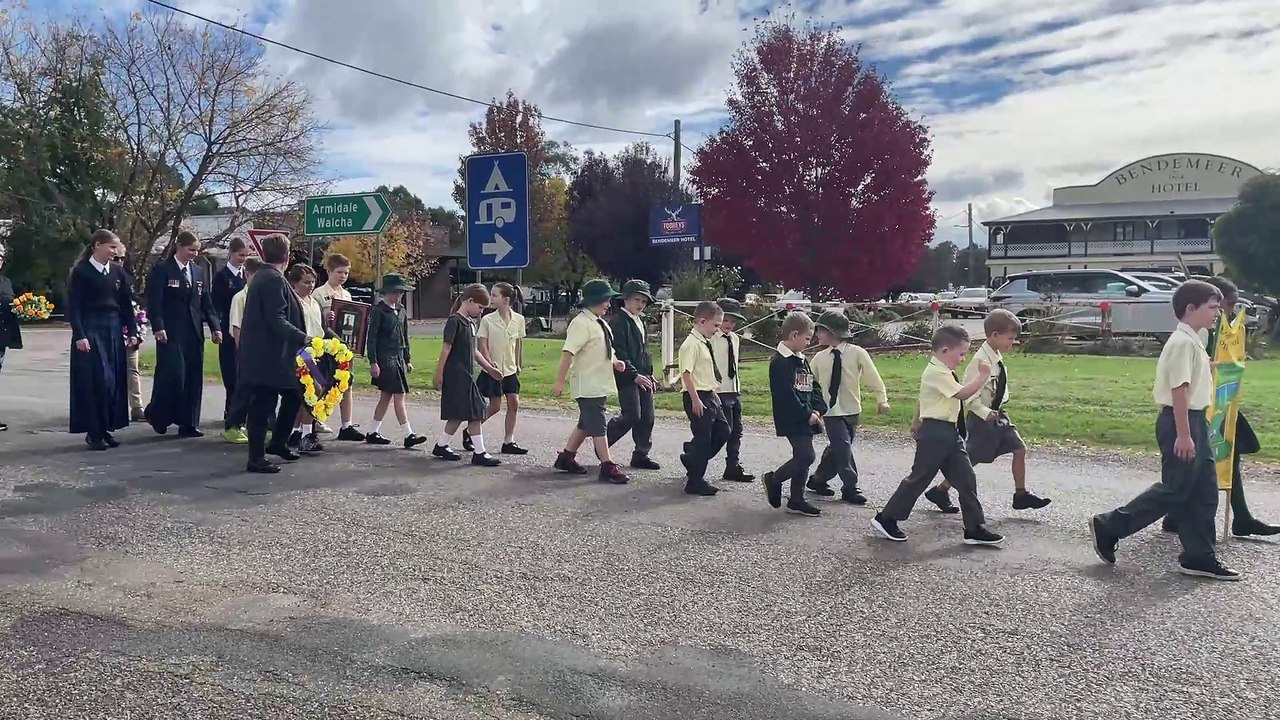 Anzac Day in Bendemeer