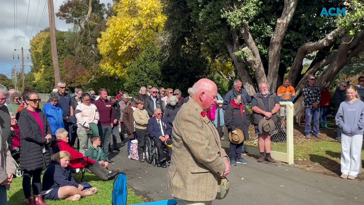 Koroit Anzac Day service