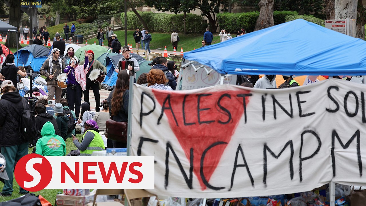 UCLA joins nationwide Gaza campus protests