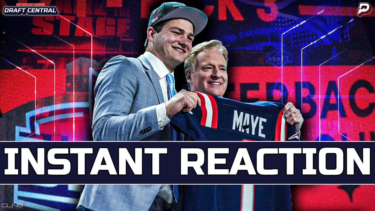 INSTANT REACTION: Patriots Draft Drake Maye With 3rd Overall Pick