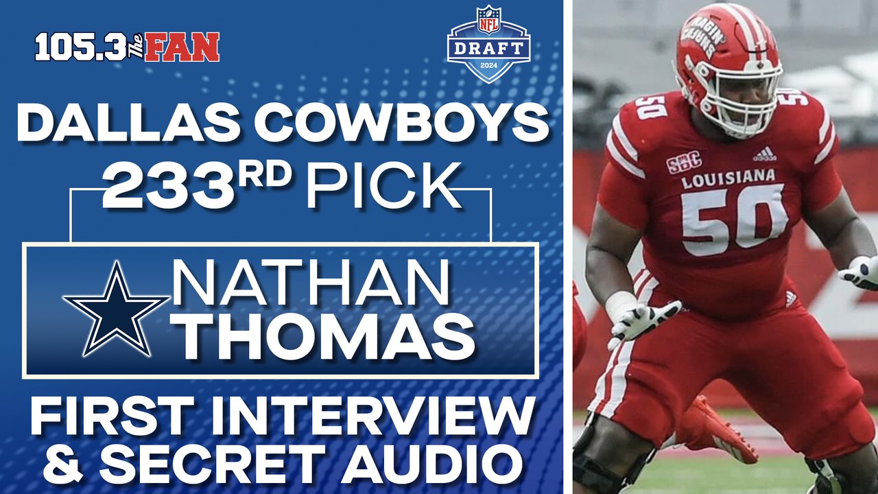 Nathan Thomas First Interview + Secret Audio | 2024 NFL Draft
