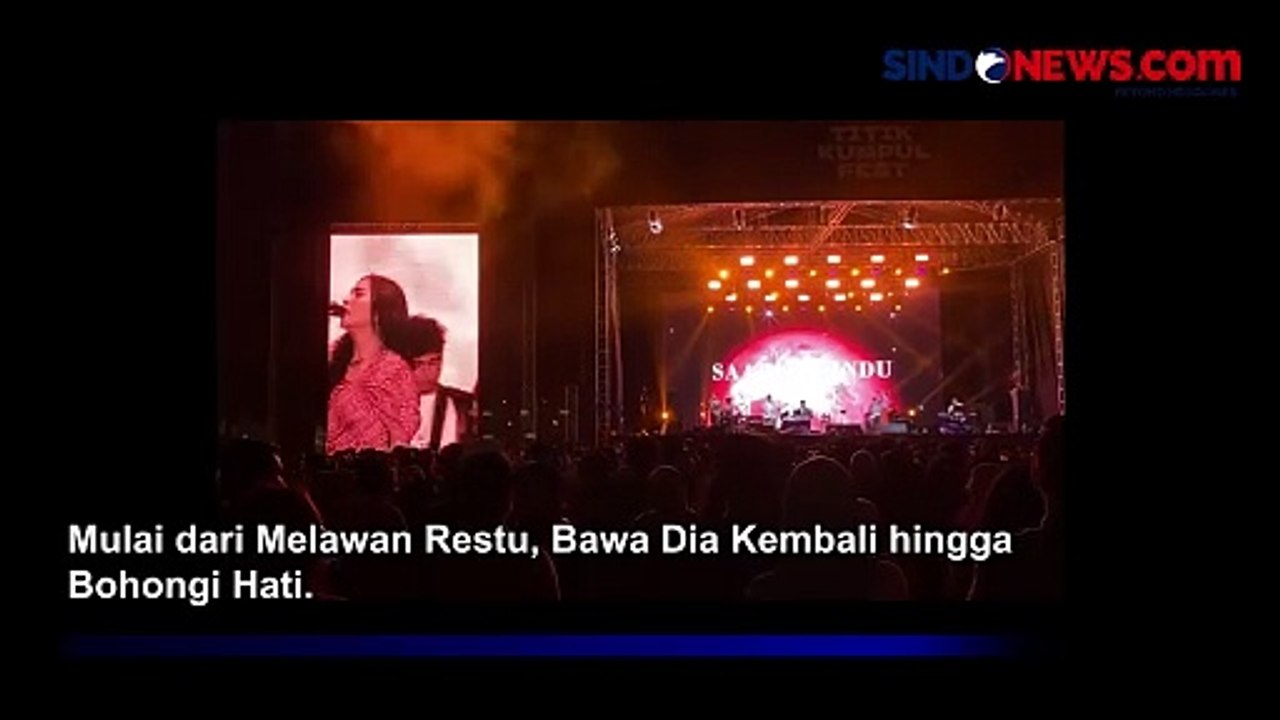Mahalini Sukses Kuras Emosi Penonton Titik Kumpul Festival Dengan Lagu-Lagu Galau