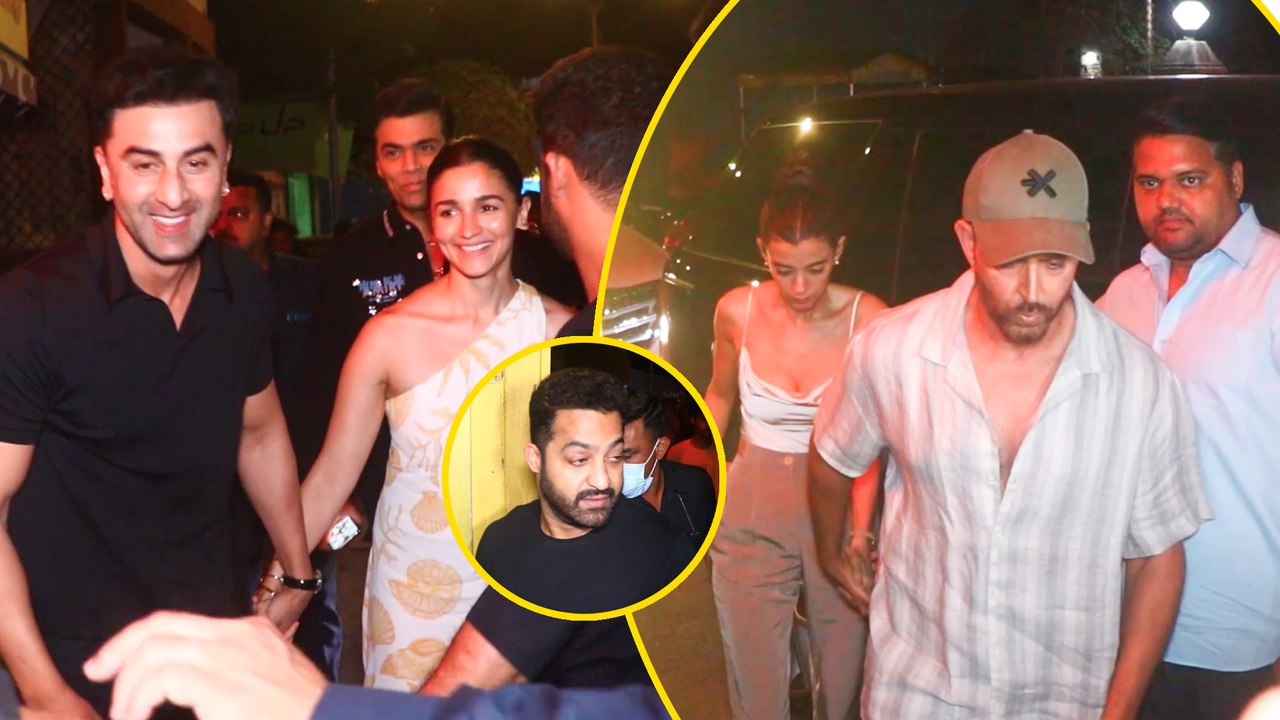 Star-Studded Dinner: Ranbir Kapoor, Alia Bhatt, Karan Johar, Junior NTR & Others Spotted Last Night