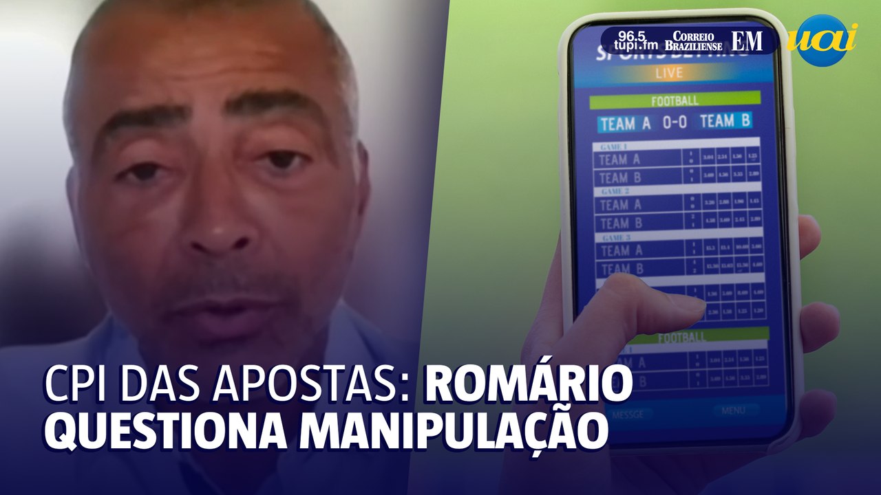 Romário levanta questionamento sobre manipulação de jogos do Brasileirão