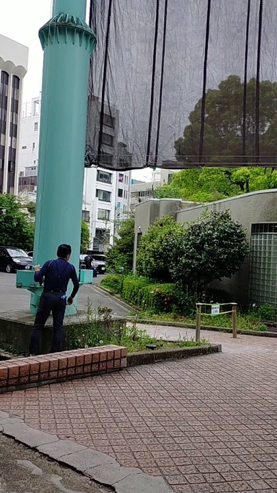 上野恩賜公園野外ステージの暗幕