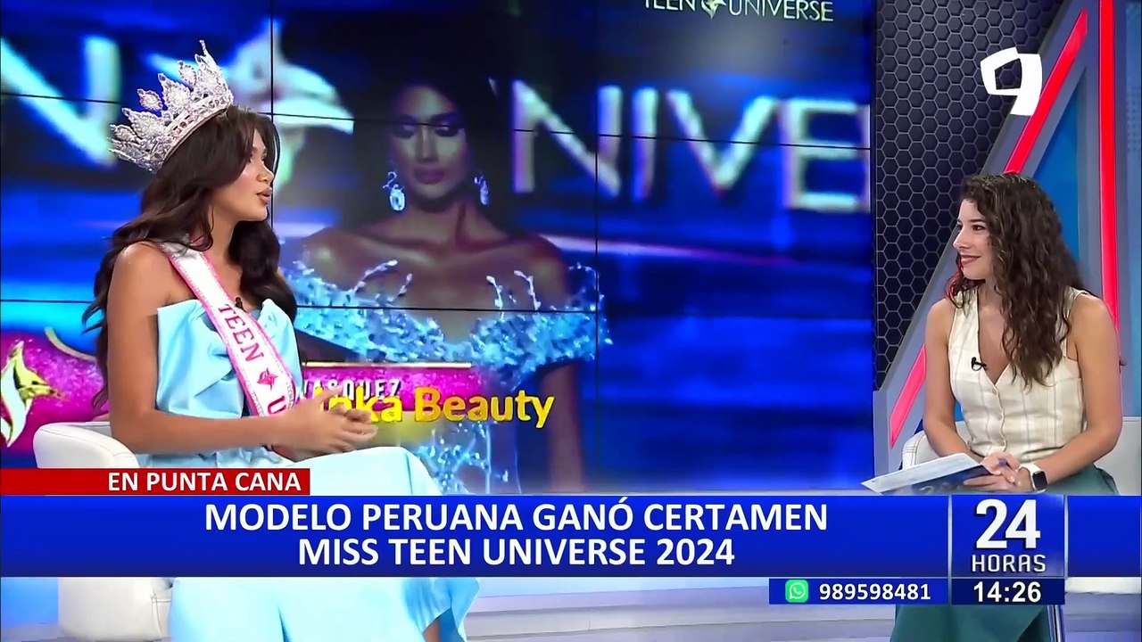 Luciana Vázquez gana el Miss Teen Universe International 2024