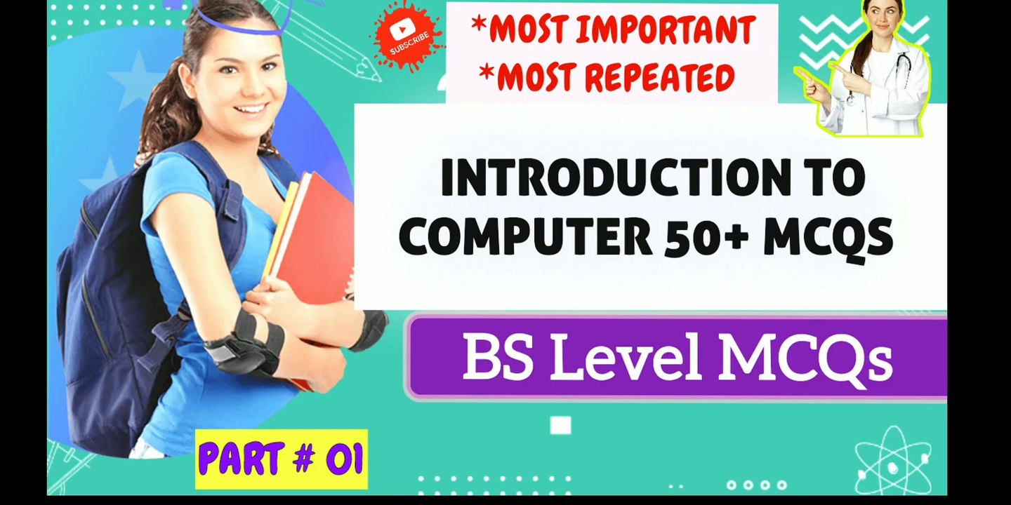 Introduction to Computer BS Level MCQs _Computer Science Exam Prep _KMU Computer Past Paper 50  MCQs(1080P_HD)