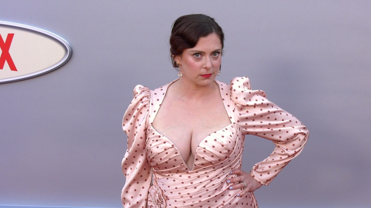Rachel Bloom attends Netflix's "Unfrosted" red carpet premiere in Los Angeles