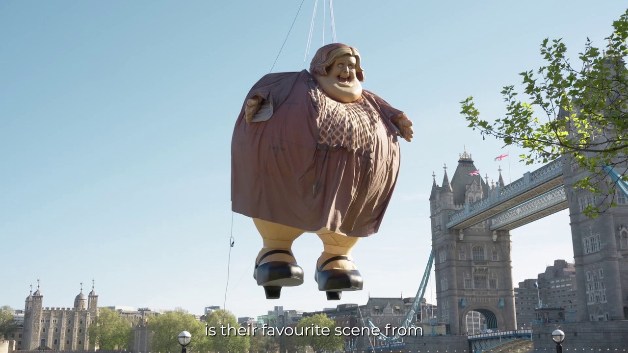 Aunt Marge Spotted Floating Over London Near Tower Bridge 🏙️
