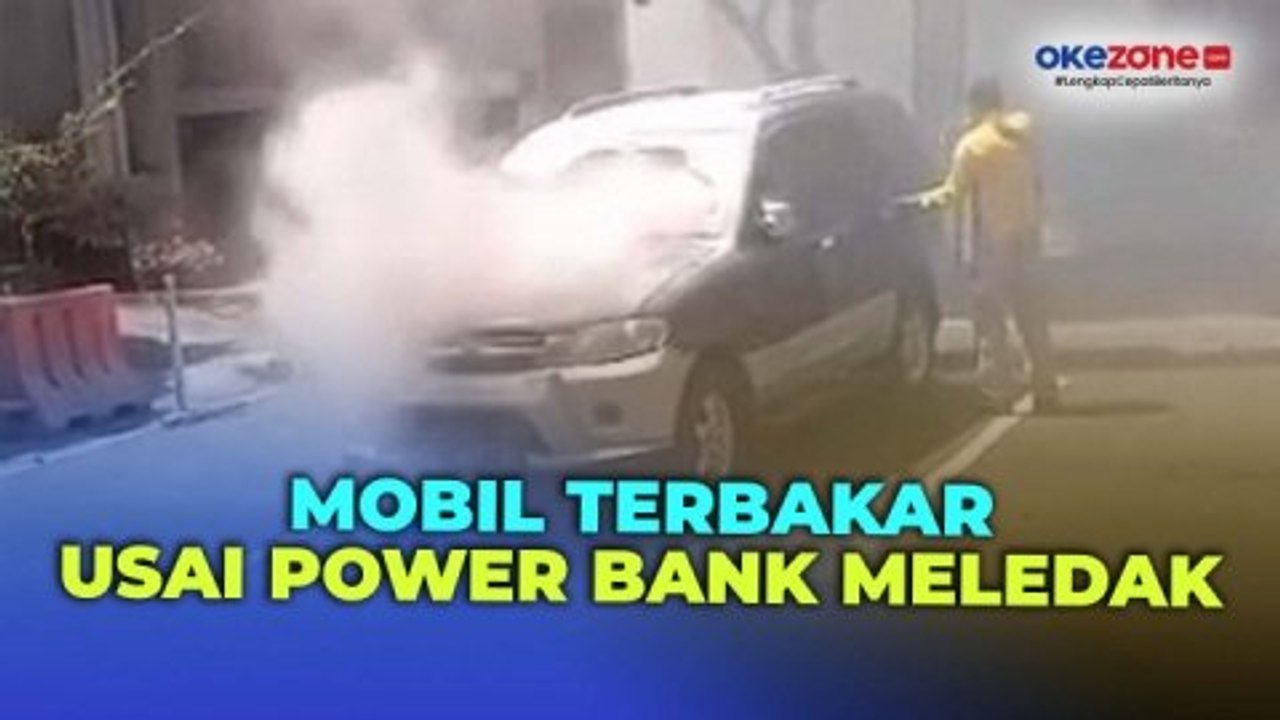 Power Bank Meledak, Mobil Nyaris Terbakar di Parkiran RSUD Nganjuk