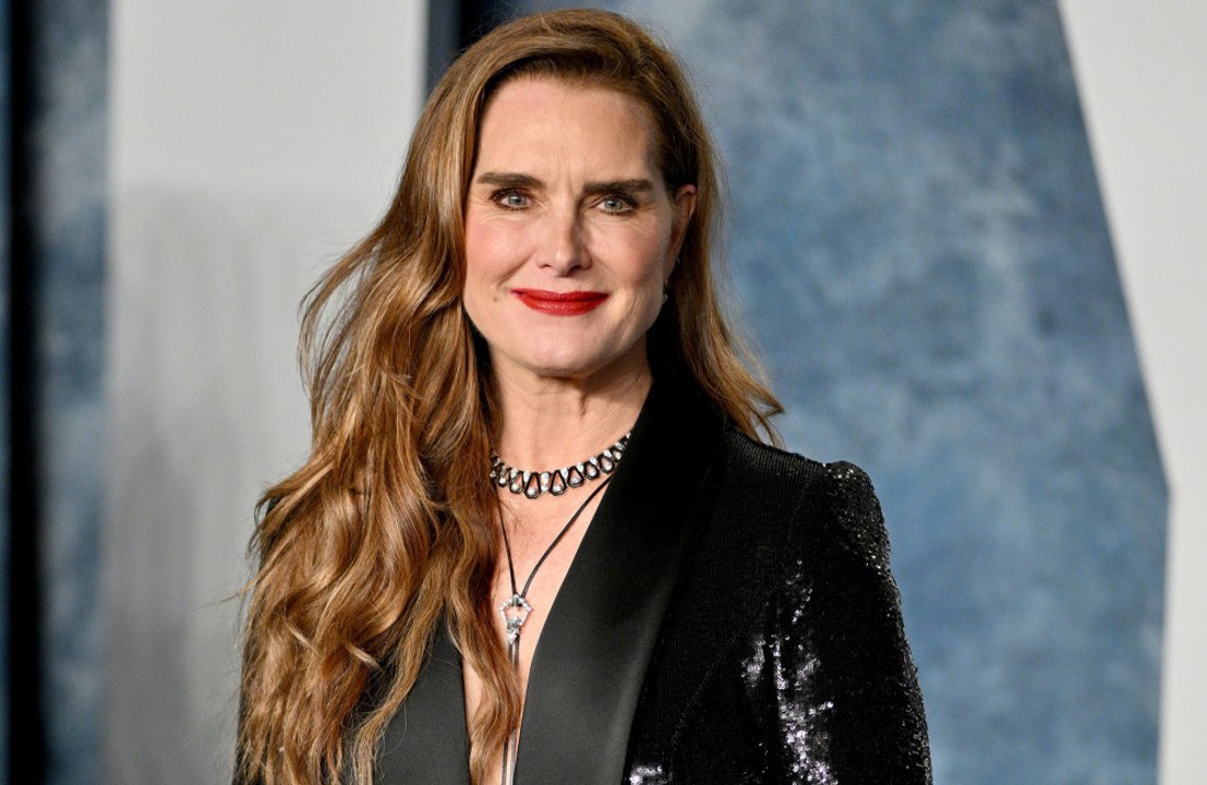 Brooke Shields still sleeps in the same bed as her adult daughters